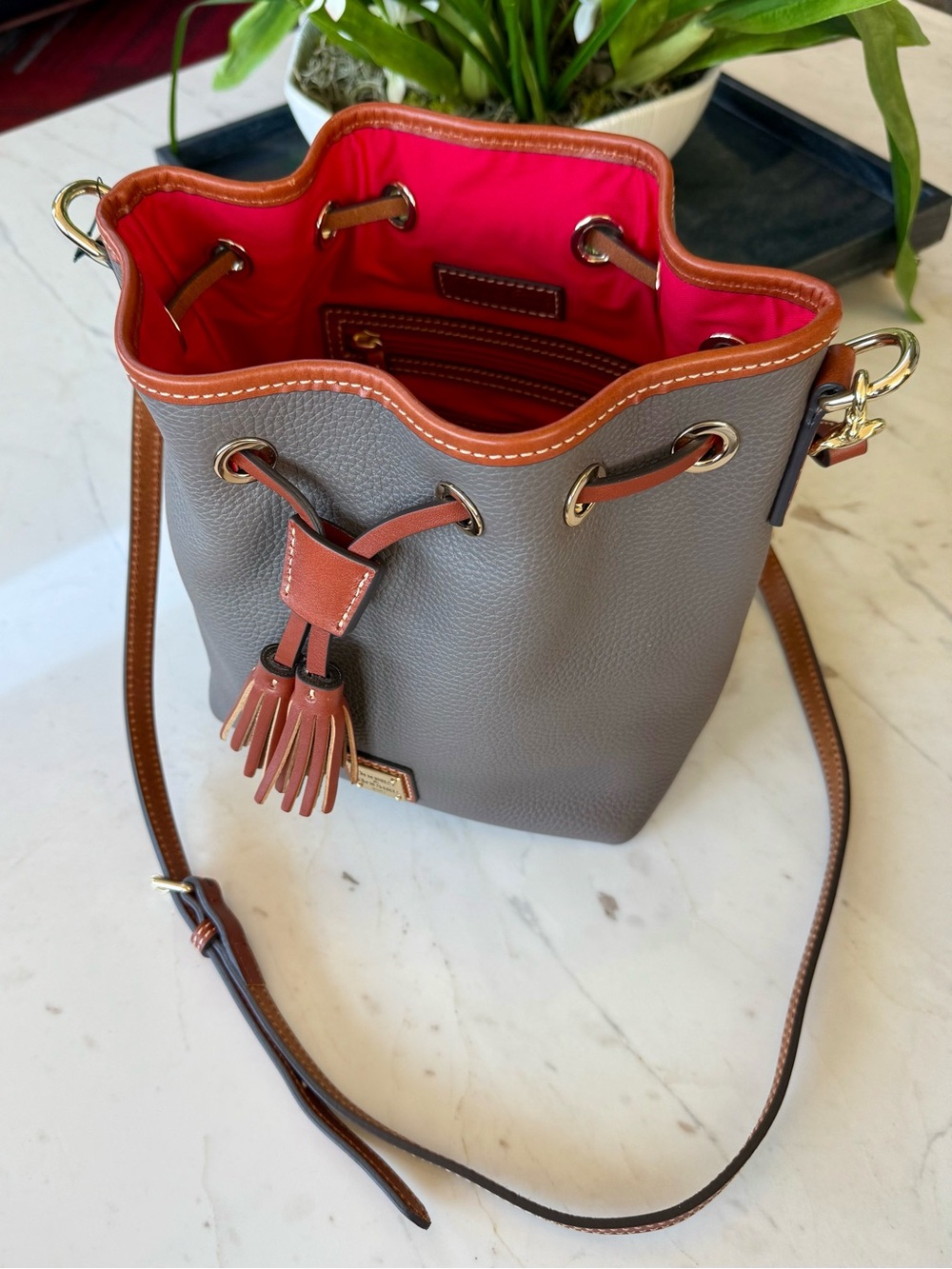 Dooney & Bourke Pebble Grain Aimee Crossbody Leather - Picture 10 of 16